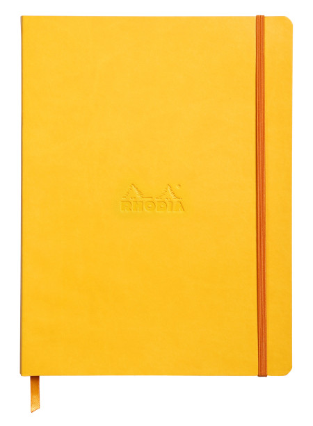 Rhodia Softcover Notebook - Large - Daffodil Yellow - Dotted